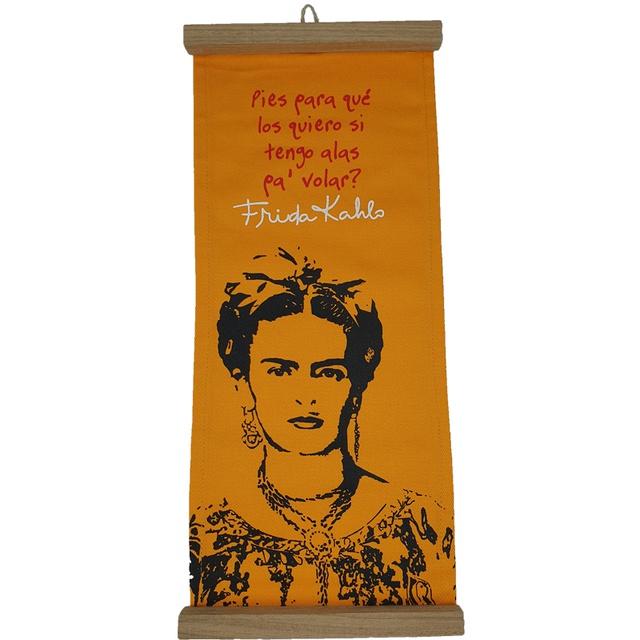 Flâmula Frida Kahlo Pies Amarela