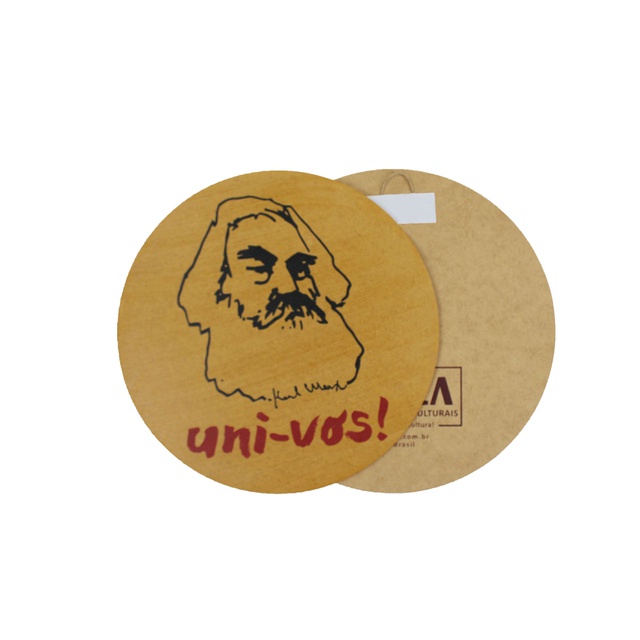 Quadro Redondo Karl Marx Tertulia Produtos Literarios