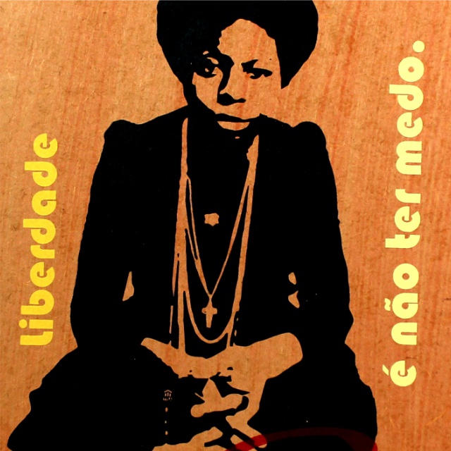 Quadro Redondo Grande - Nina Simone