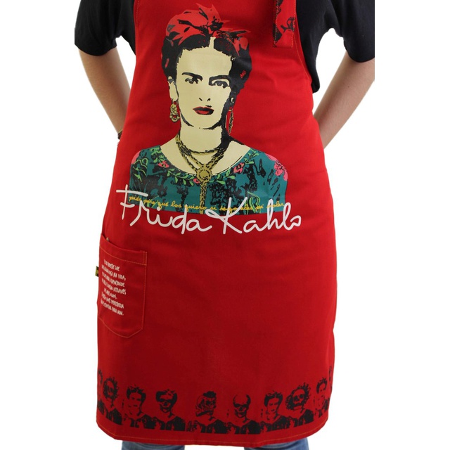 Avental Frida Kahlo Vermelho