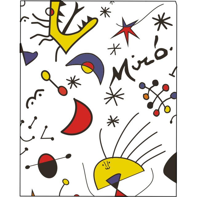 Toalha de Mesa Juan Miró - Branca