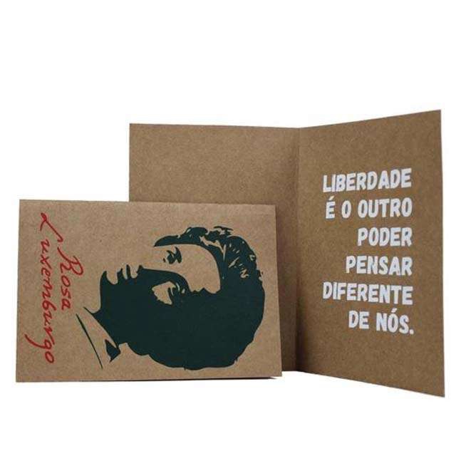 Cartão Rosa Luxemburgo