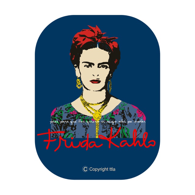 Babylook Frida Kahlo Alas Marinho