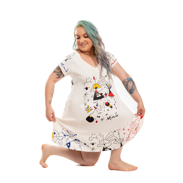 Vestido Miró - Off-white