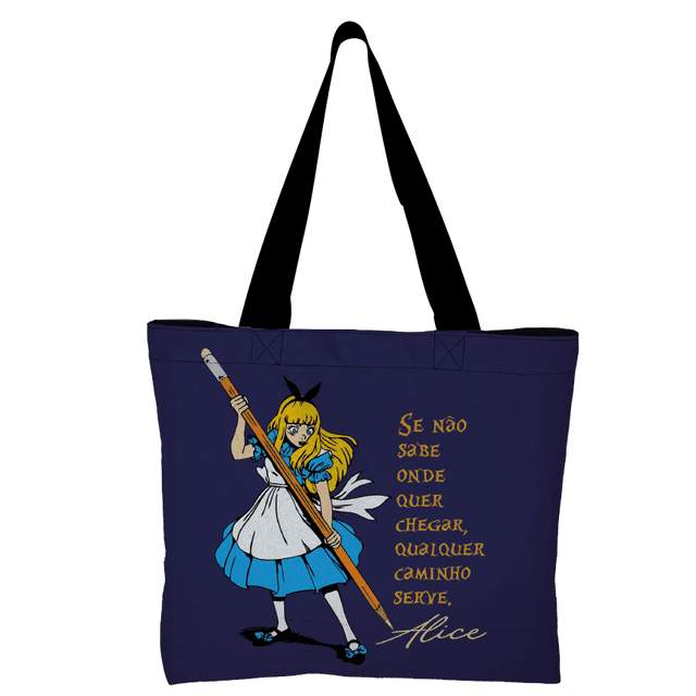 BOOK BAG ALICE - Azul