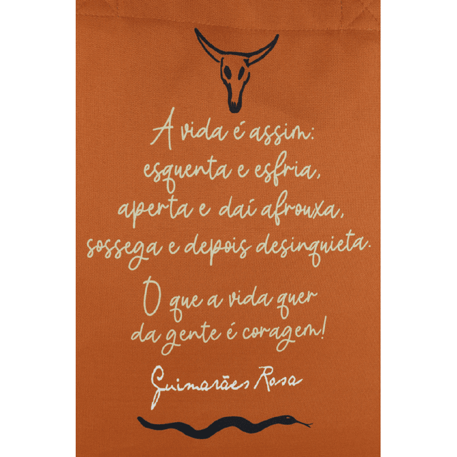 BOLSA GUIMARÃES ROSA - Mostarda