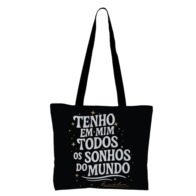BOOK BAG Pessoa Sonhos - Preta