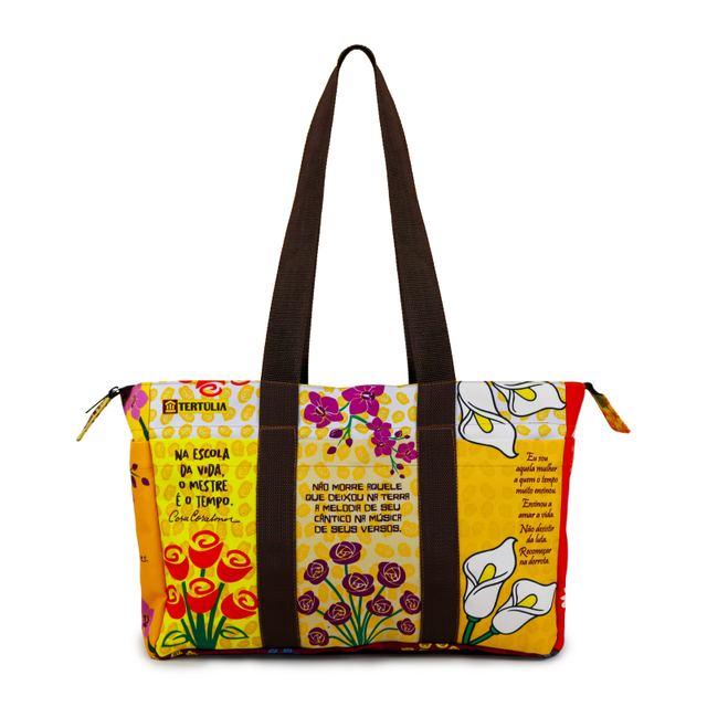 BOLSA ZÍPER TERTÚLIA - Cora Coralina