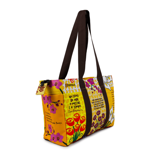 BOLSA ZÍPER TERTÚLIA - Cora Coralina