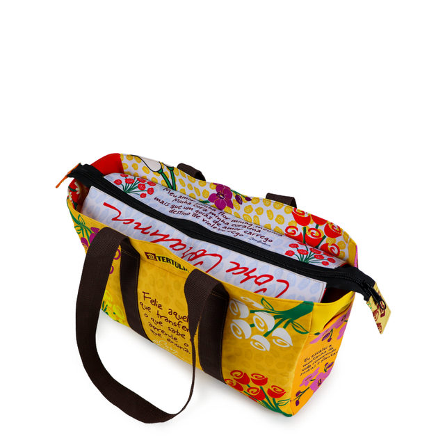 BOLSA ZÍPER TERTÚLIA - Cora Coralina