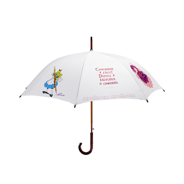 GUARDA-CHUVA MUNDO ALICE - Branco
