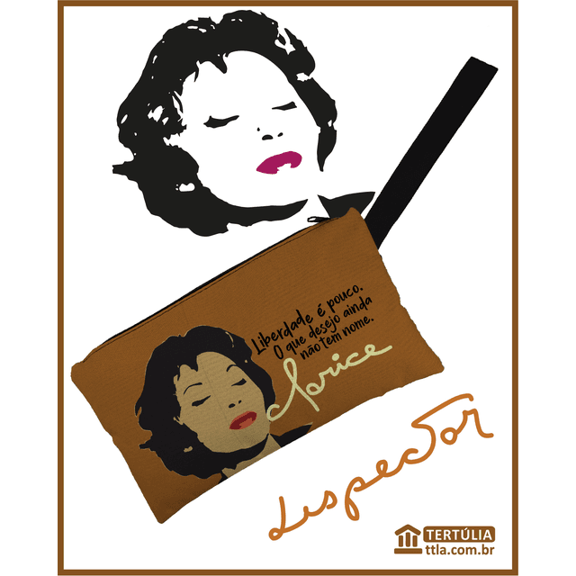 NÉCESSAIRE Clarice Liberdade - Marrom