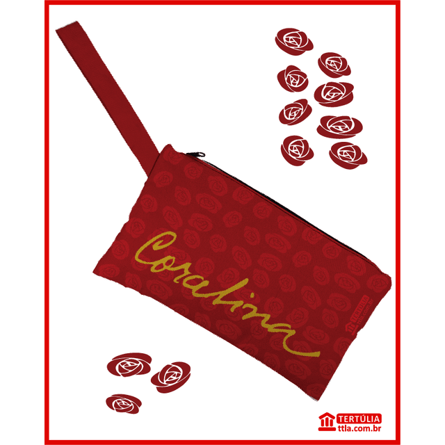 Nécessaire Cora Coralina Recria - Vermelha