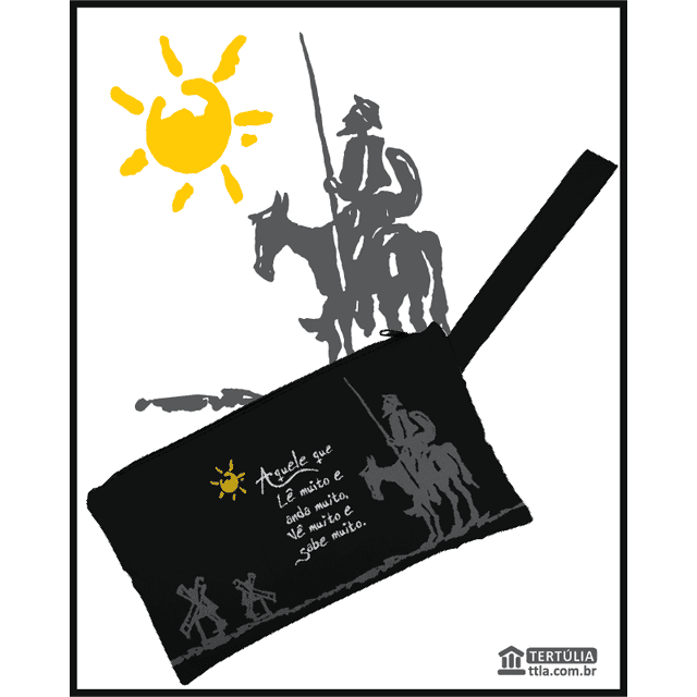 Nécessaire Dom Quixote Preto