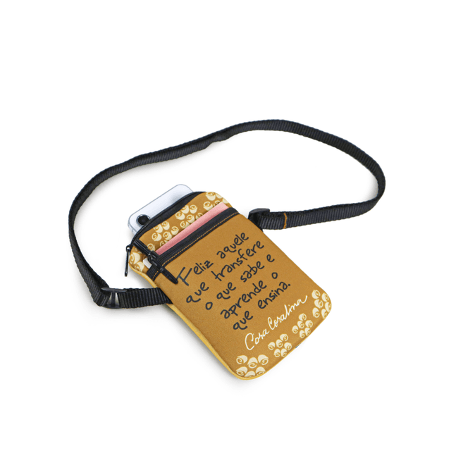 BOLSA CELULAR TERTÚLIA - CORA CORALINA PROFESSOR