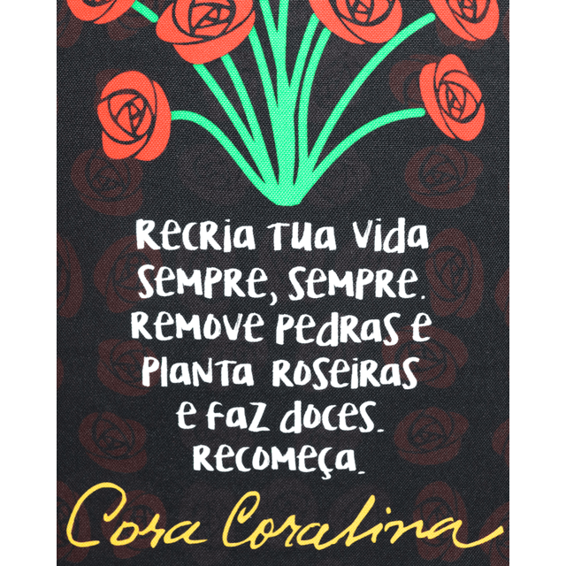 BOLSA NOTEBOOK - CORA CORALINA PRETA