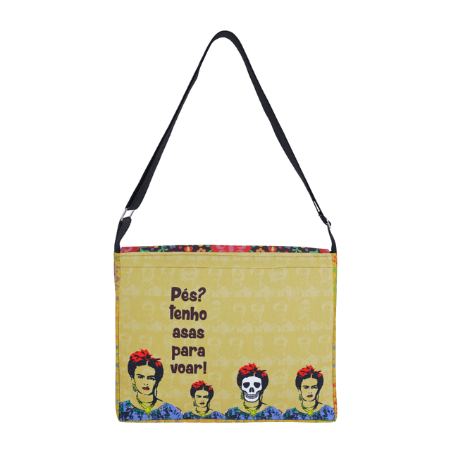 Bolsa Notebook Frida Kahlo Flores 
