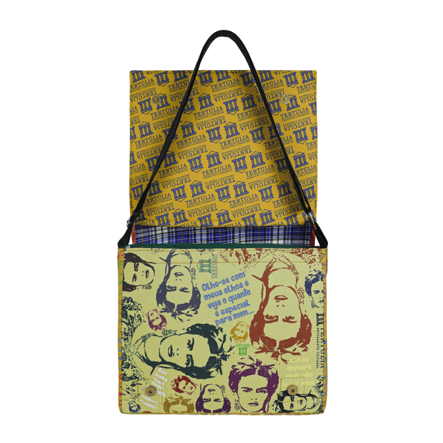 Bolsa Notebook Frida Kahlo Flores 