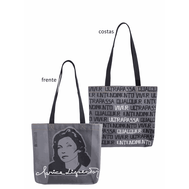 BOOK BAG CORA CORALINA SEMENTES - Preta Copia