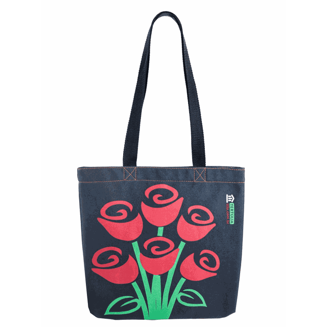BOOK BAG CORA CORALINA SEMENTES - Preta