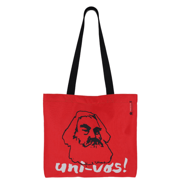 BOOK BAG KARL MARX - vermelha