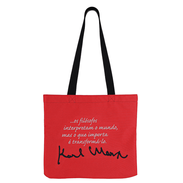 BOOK BAG KARL MARX - vermelha