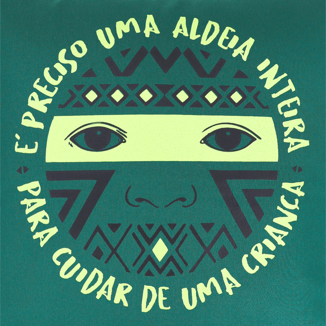 CAPA DE ALMOFADA ALDEIA - Musgo