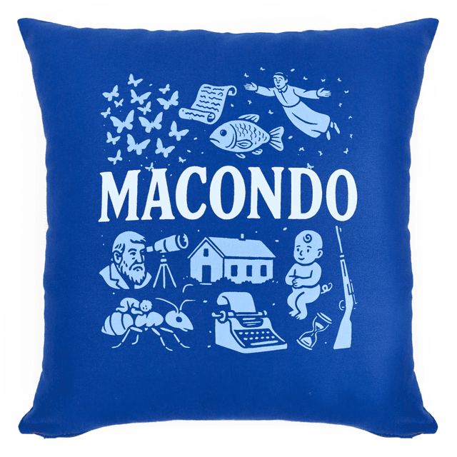CAPA DE ALMOFADA MACONDO - Azul