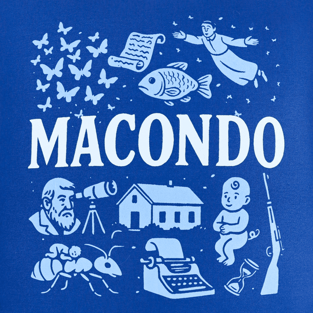 CAPA DE ALMOFADA MACONDO - Azul