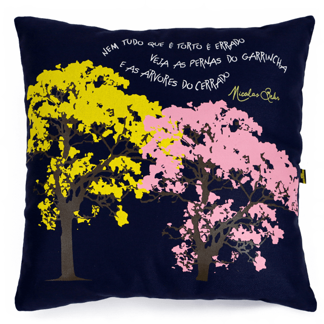 Capa de Almofada Nicolas Behr - Marinho