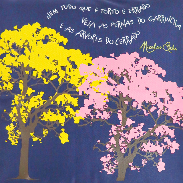 CAPA DE ALMOFADA NICOLAS BEHR - Marinho