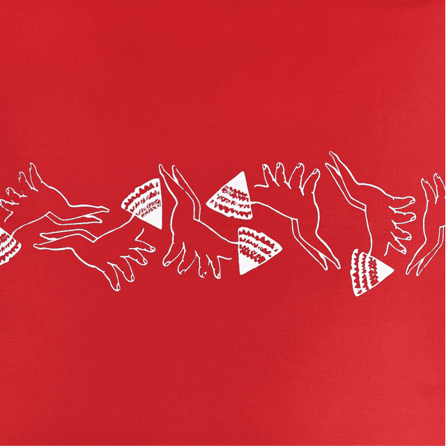 CAPA DE ALMOFADA VALTER HUGO MÃE - Vermelha