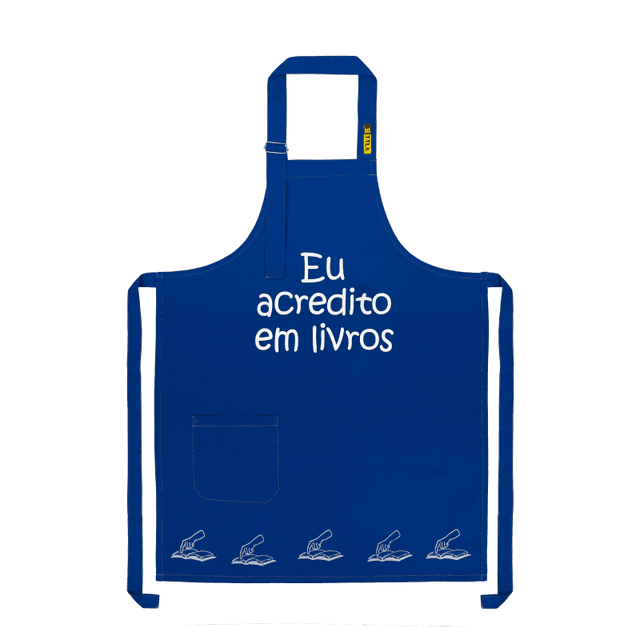 AVENTAL LIVROS - Azul 