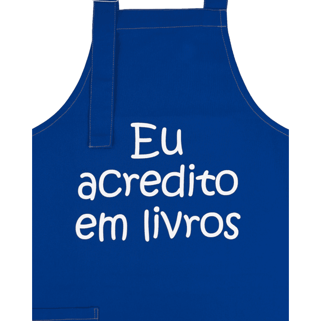 AVENTAL LIVROS - Azul 