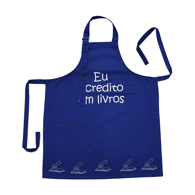 AVENTAL LIVROS - Azul 