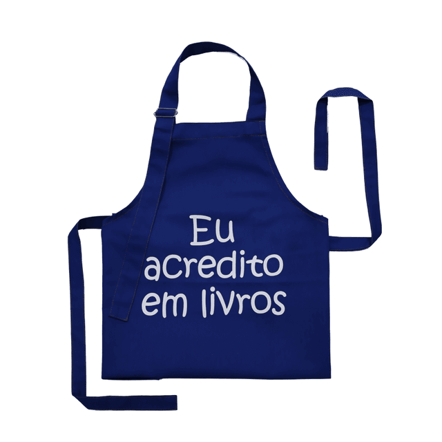 AVENTAL LIVROS - Azul 