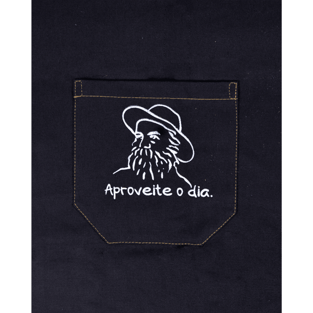 AVENTAL CARPE DIEM - preto