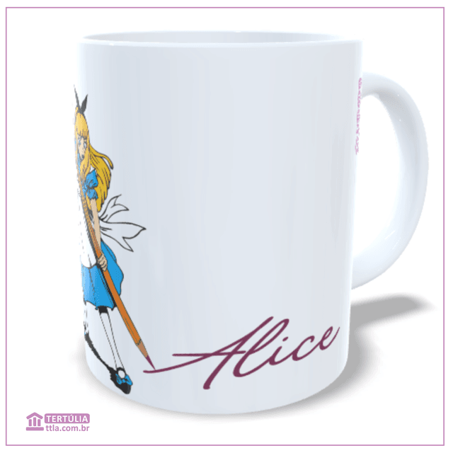 Caneca Alice - Branca