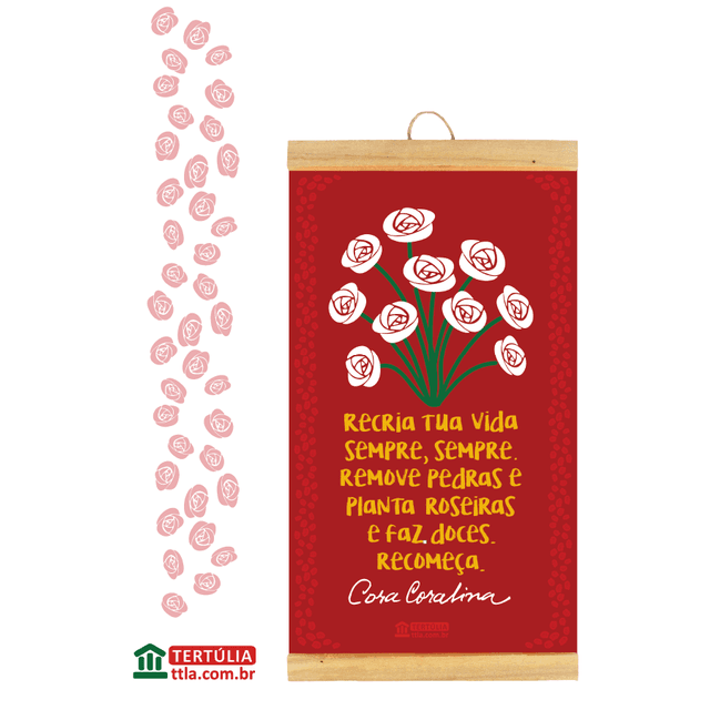 FLÂMULA CORA CORALINA RECRIA - Bordô