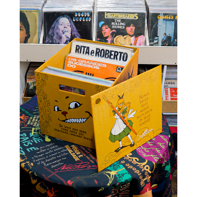 MUNDO ALICE - Caixa para Discos de Vinil