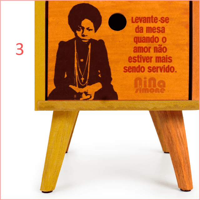 Gaveteiro Mulheres - 3 Gavetas