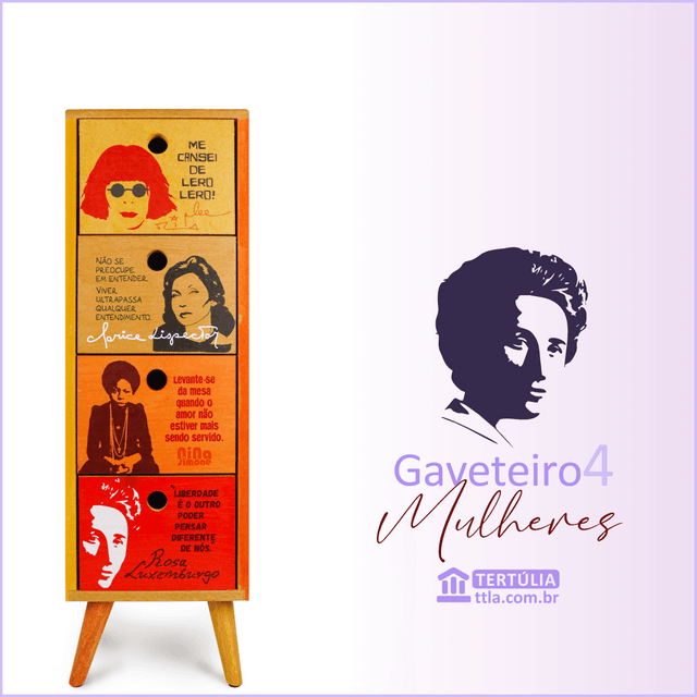 Gaveteiro Mulheres - 4 Gavetas
