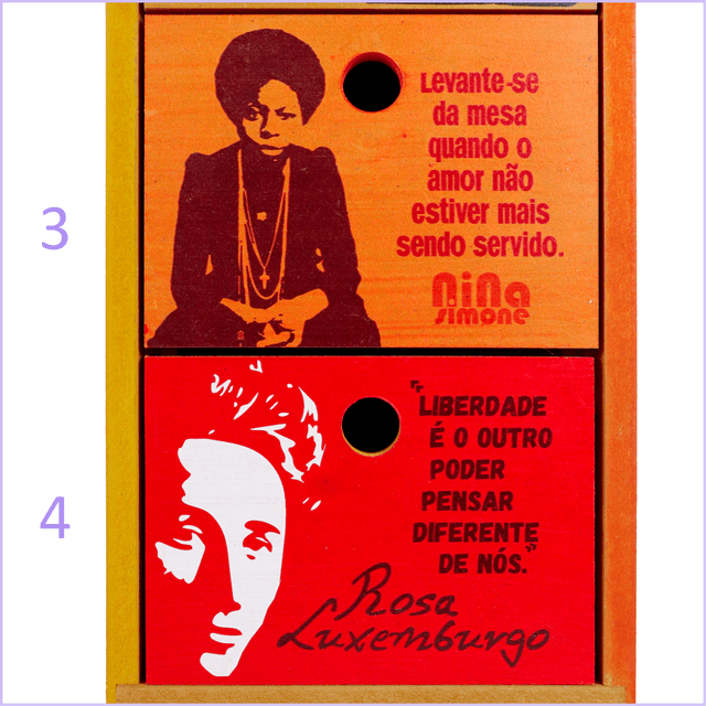 Gaveteiro Mulheres - 4 Gavetas