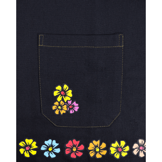 AVENTAL INFANTIL - Frida Kahlo - Preto