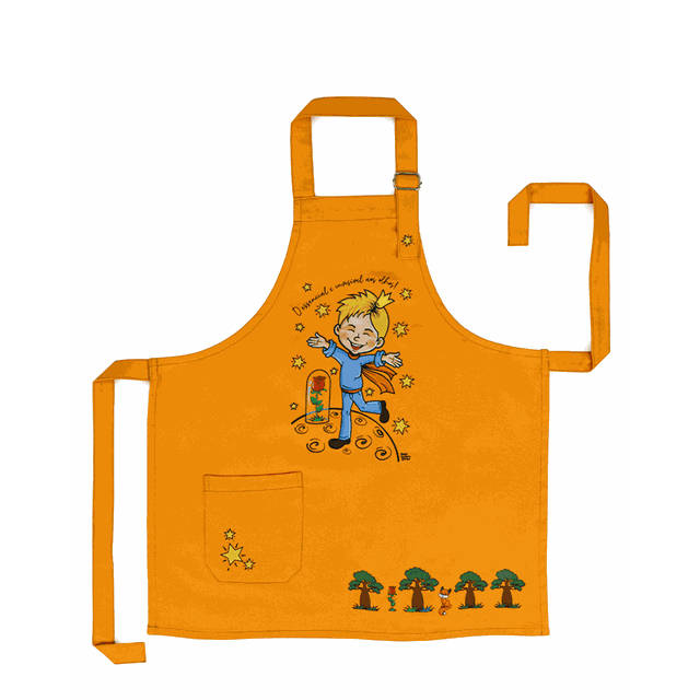AVENTAL INFANTIL - Pequeno Príncipe - Amarelo
