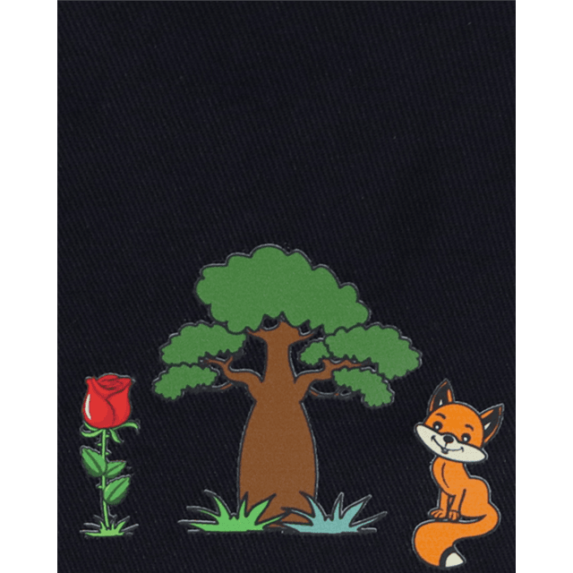 AVENTAL INFANTIL - Pequeno Príncipe - Preto