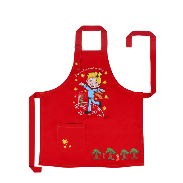 AVENTAL INFANTIL - Pequeno Príncipe - Vermelho