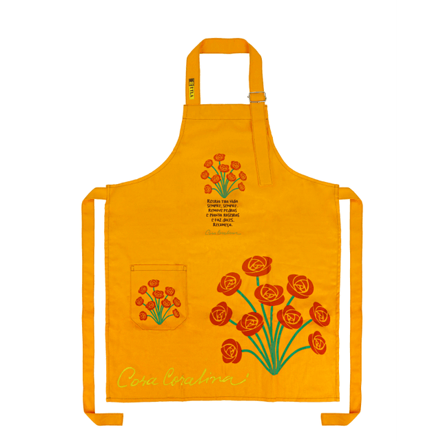 AVENTAL CORA CORALINA RECRIA - Amarelo