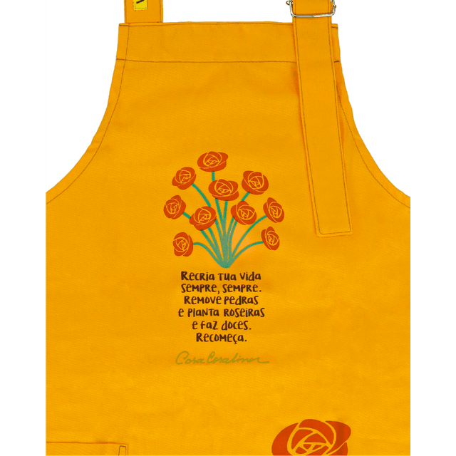 AVENTAL CORA CORALINA RECRIA - Amarelo