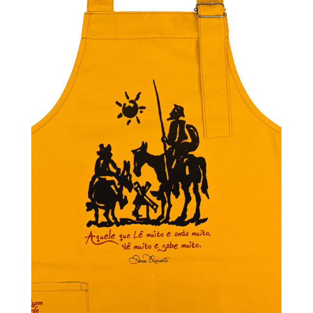 AVENTAL DOM QUIXOTE - Amarelo